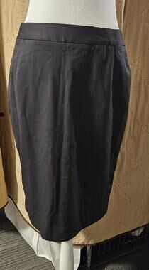 Affinity Apparel Women’s Sz 8 Black Pencil Skirt Stretch Lined Side Pockets NWT